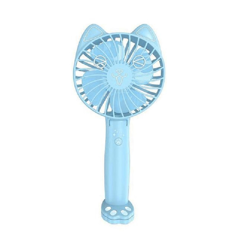 Handheld Mini Fan Portable Rechargeable Cat Ear