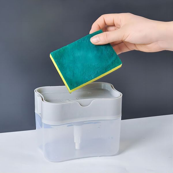 Magic Soap Dispenser With Sponge