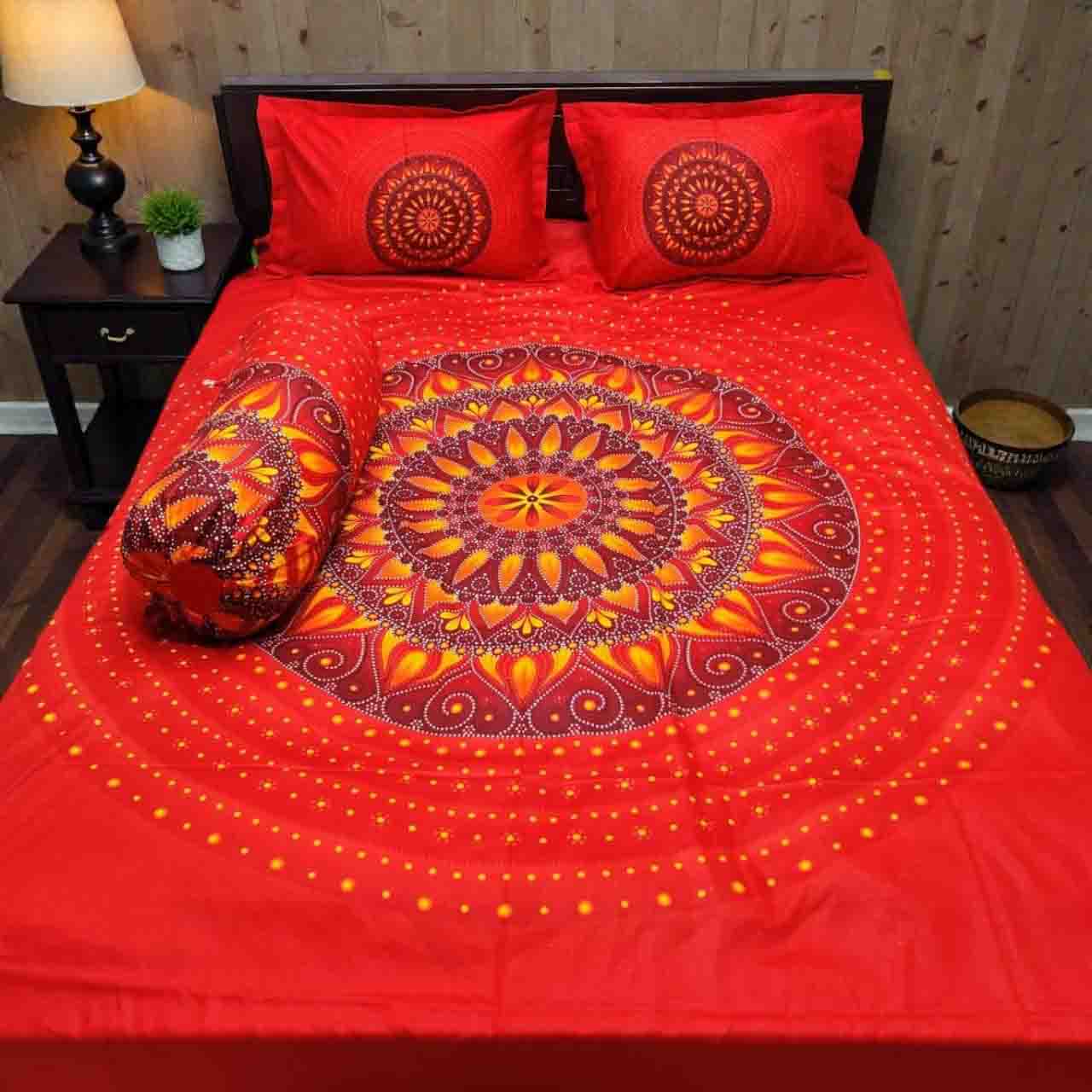 প্যানেল কটনের চাদর (কোল কভার সহ)